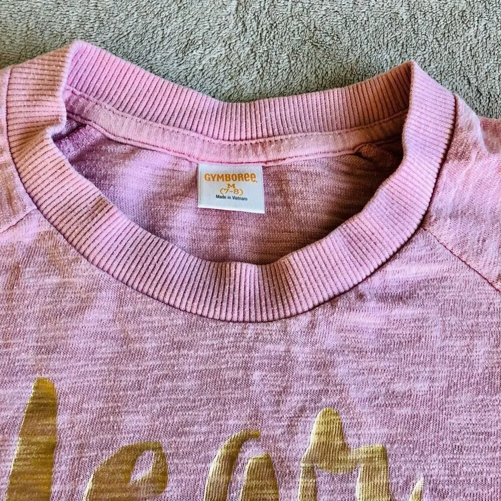 Gymboree Girls Hear Me Roar Pink Lightweight Sweatshirt